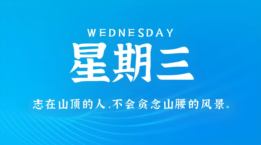 6月10日,星期三,在这里每天60秒读懂世界!