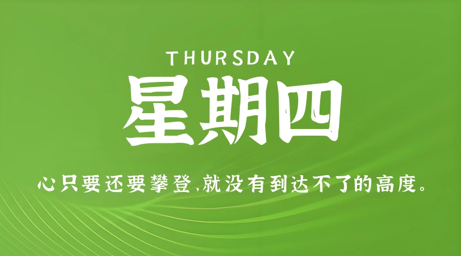 6月18日,星期四,在这里每天60秒读懂世界!